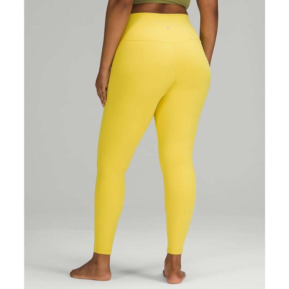 Lululemon Align Pant 28" Nulu Size 6 EUC Yellow - Picture 1 of 6